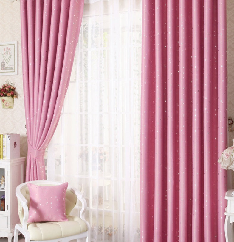 Star Print Perforated Finished Curtain | Other