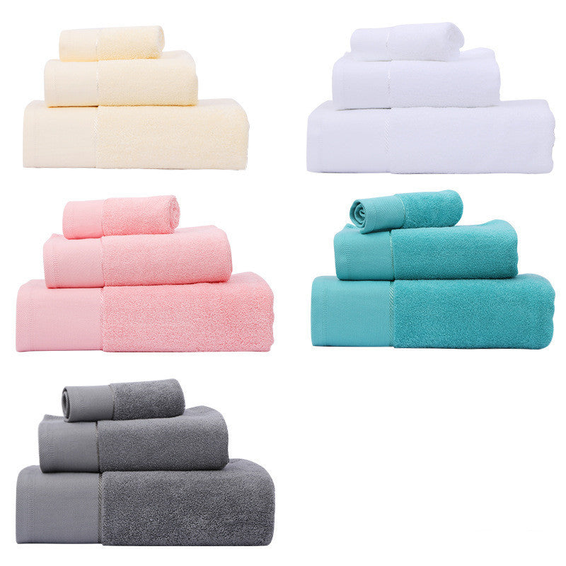 Cotton Towel Bath Towel Three Piece Water Absorbing Gift Tow | Other