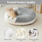 Mewoofun Enclosed Cat Bed Cave - Washable Pet Bed With Blank | Other