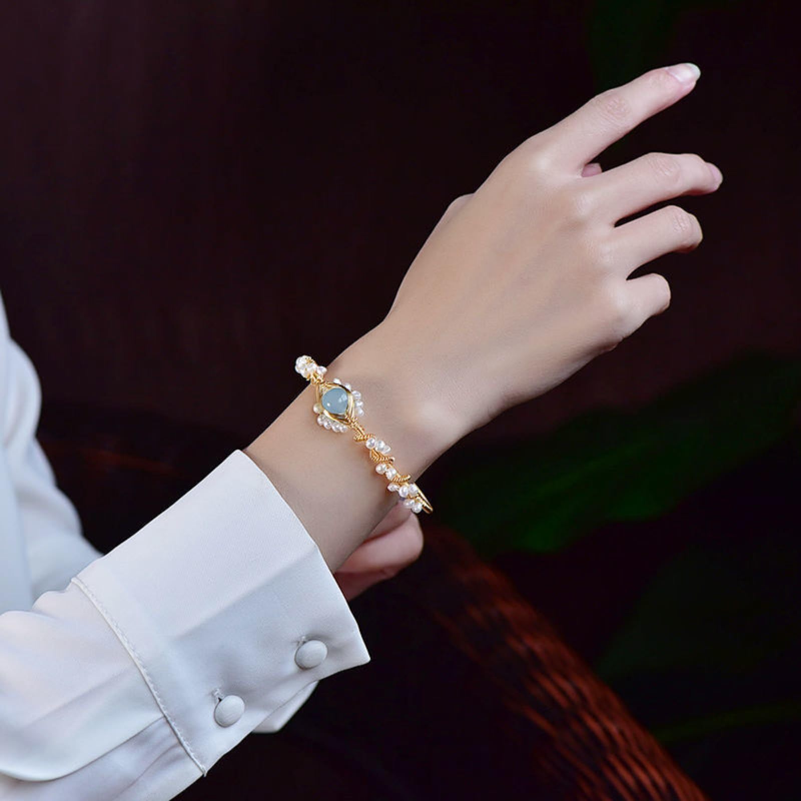 Pearl Bracelets For Women Gold Plating Pearl Bracelet Gold W | Other