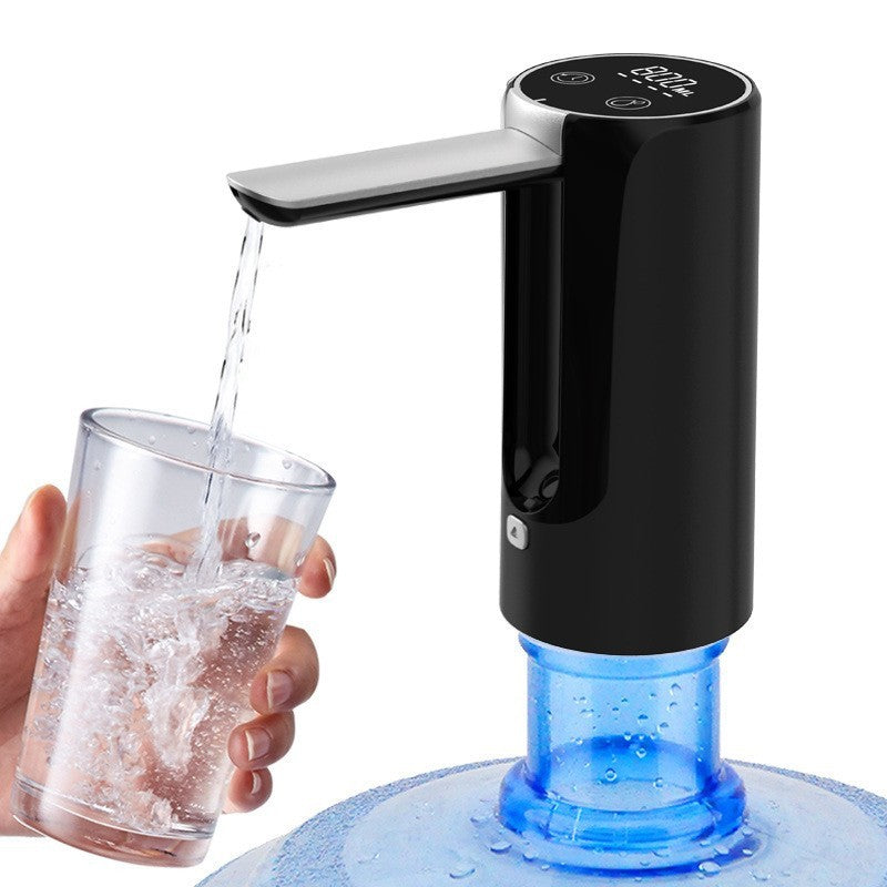 Wireless Electric Water Dispenser – LED Screen, Foldable Pump for Bottled & Mineral Water
