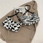 Leopard Pattern Plush Bag Personality Diagonal Women Bag Cha | Luggage & Bags