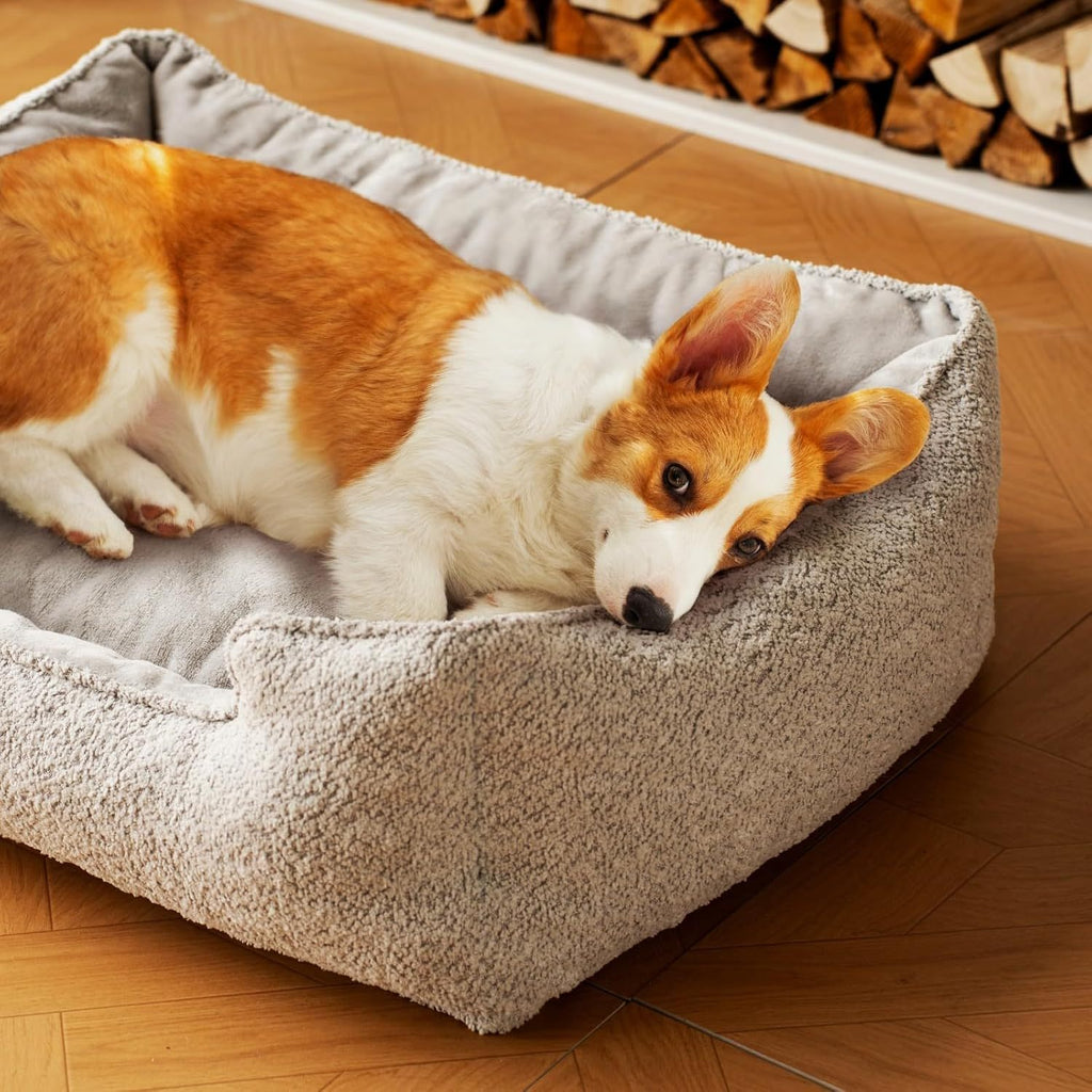 Mewoofun Medium Dog Bed - 31.5x23.6x9.5 Inch Washable Rectan | Other