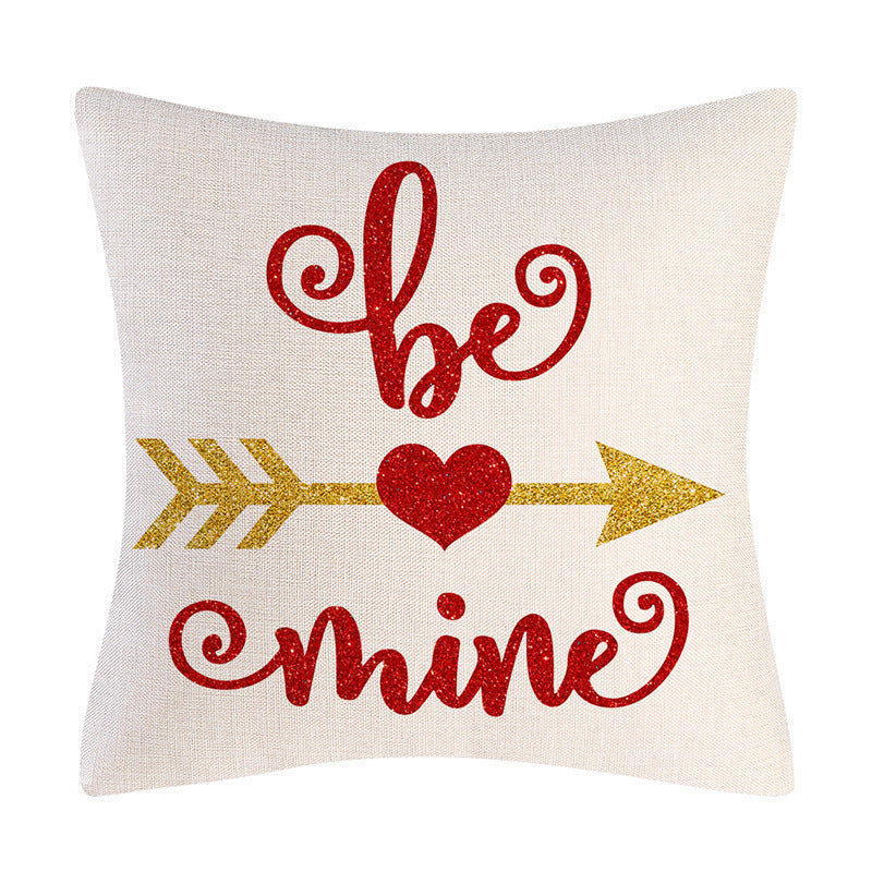 Valentine's Day Linen Pillowcase Holiday Gift | Other