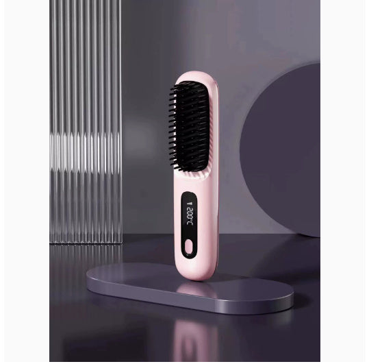 2 In 1 Straight Hair Comb Wireless Hair Straightener Brush H | Other