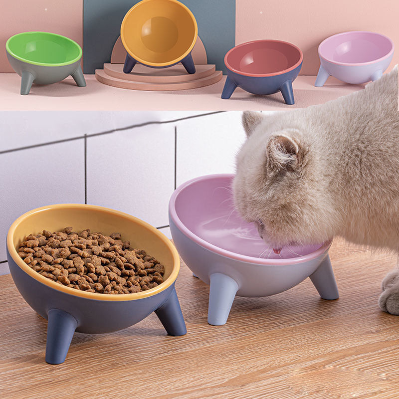 Cat Dog Bowl With Stand Pet Feeding Food Bowls Dogs Bunny Ra | Other