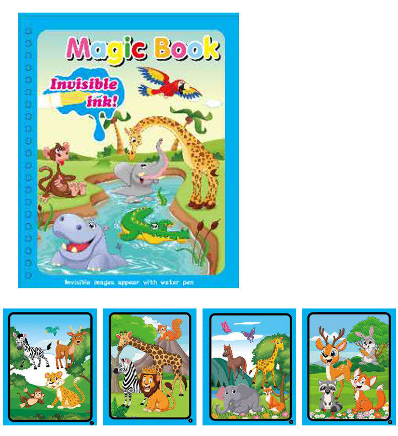 Children's Magic Water Painting Book Coloring And Coloring B | Jewelry & Accessories