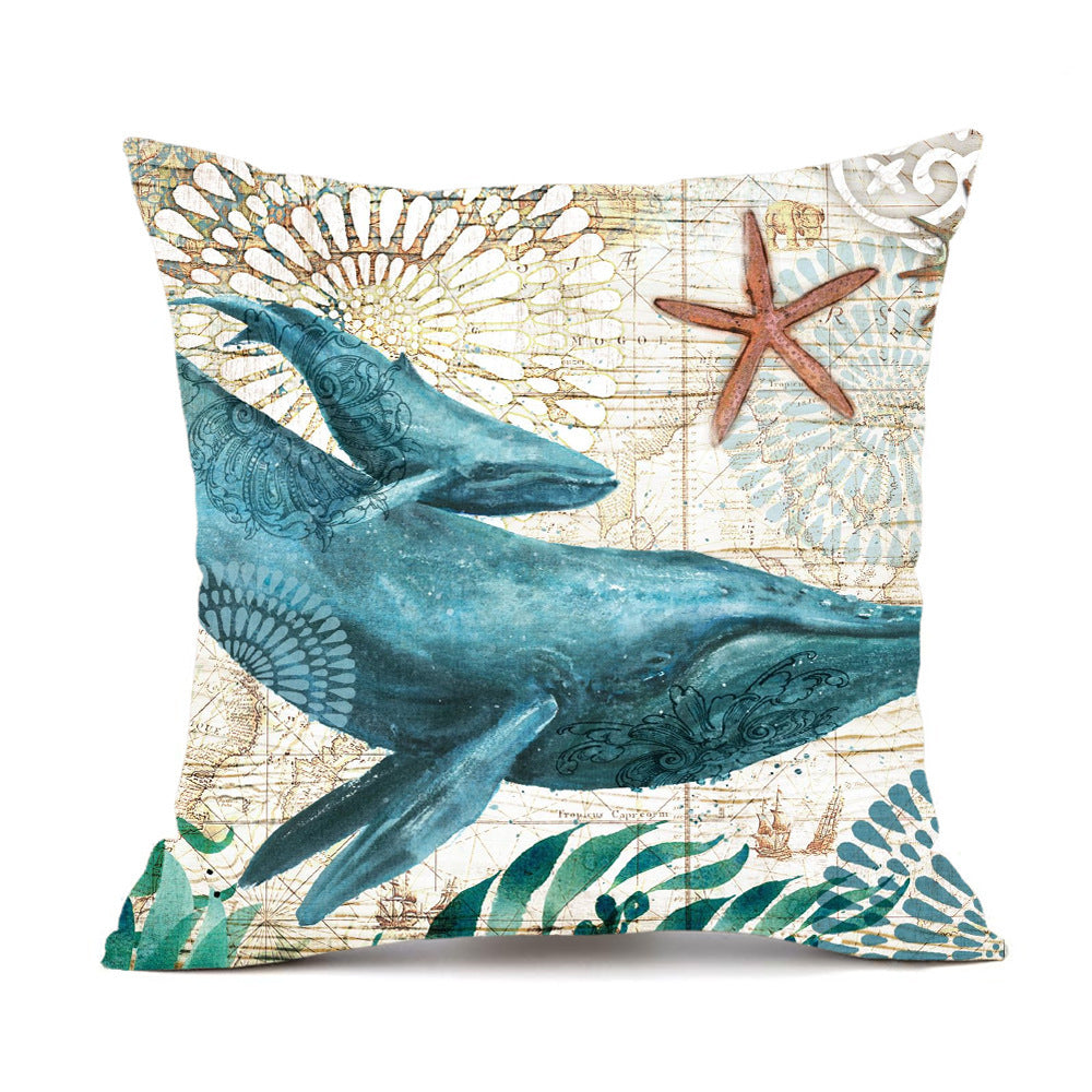 Cushion Covers Sea Turtle Printed Throw Pillow Cases For Hom | Other