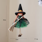 Halloween Mesh Broom Girl Angel Christmas Tree Pendant | Other