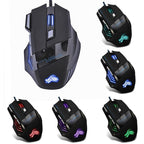 Wired Gaming Mouse 5500dpi 7-color Led Backlight Optical Mou | Other