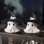 Resin Decoration Halloween Wizard Hat Ghost Ornaments | Other