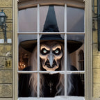 3d Holiday Window Cover Witch Halloween Window Cover | Other
