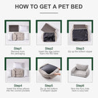 Mewoofun Orthopedic Pet Sofa - Supportive Bed For Small Medi | Home & Garden