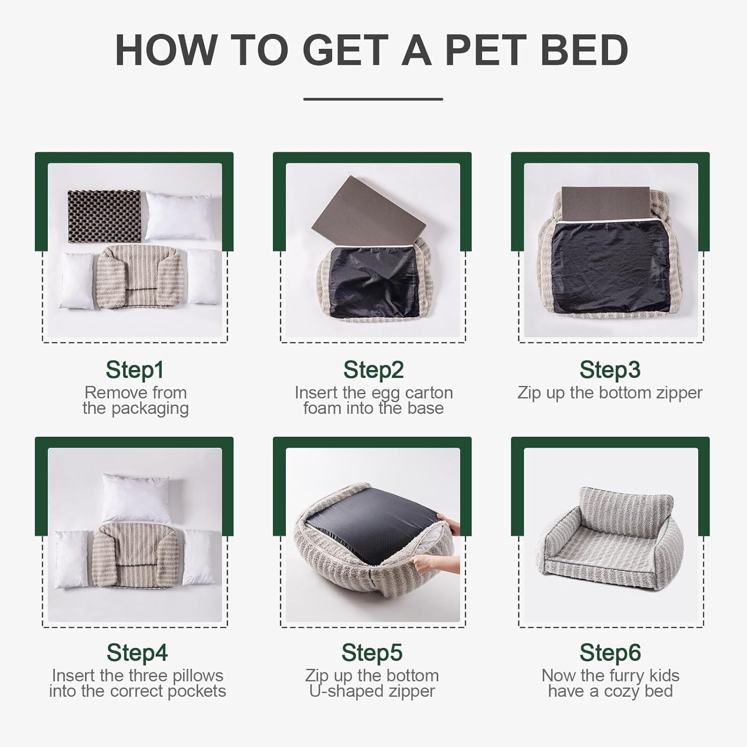 Mewoofun Orthopedic Pet Sofa - Supportive Bed For Small Medi | Home & Garden