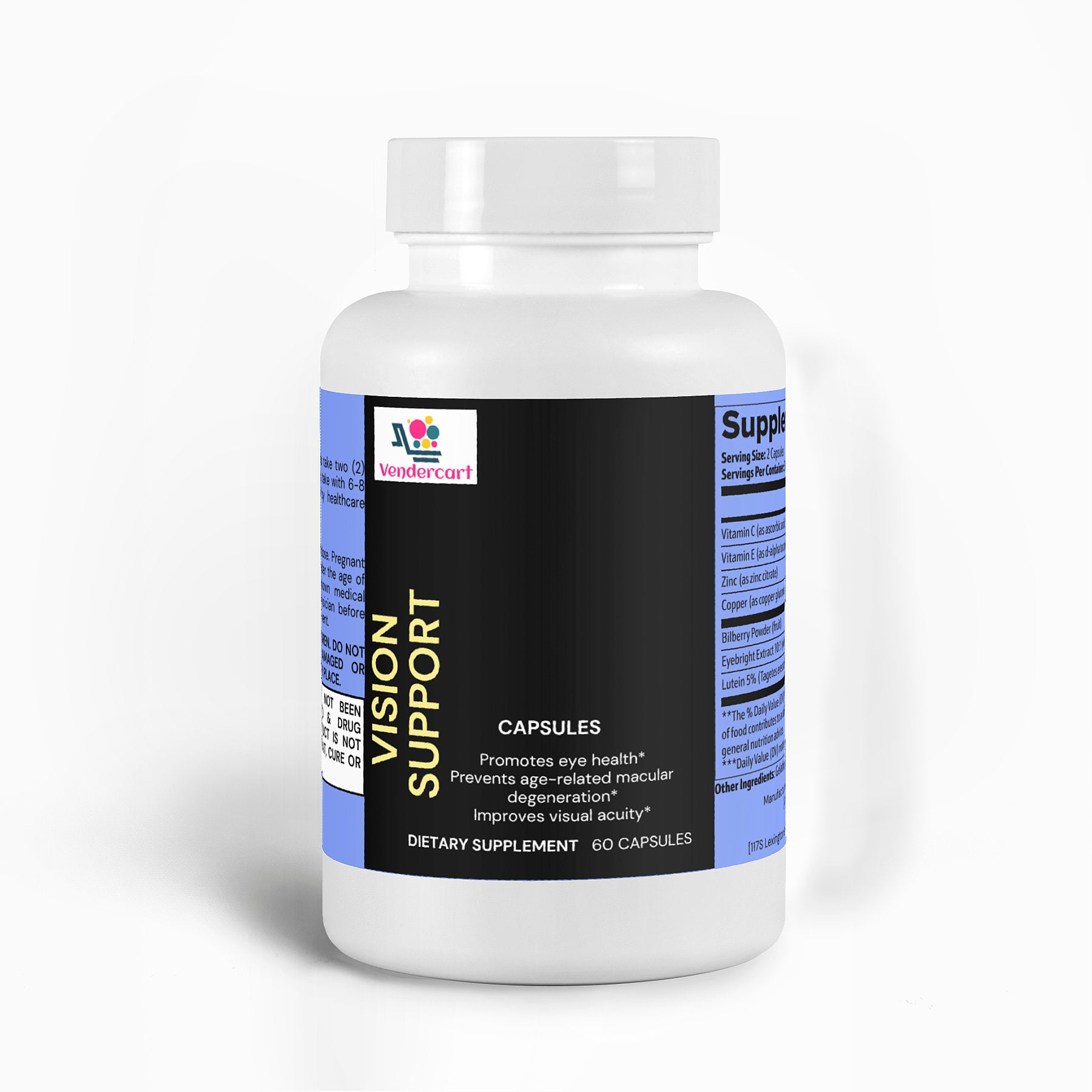 Vendercart Vision Support Supplement Eye Health, Visual Clar | Other