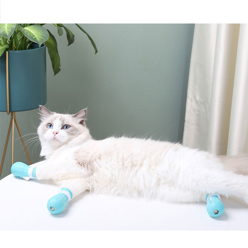 Adjustable Cat Foot Claw Cover Anti-scratch Prickly Nail Glo | Other