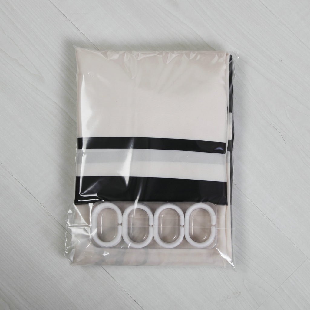 Waterproof Shower Curtain Spring Spun Polyester Shower Curta | Jewelry & Accessories