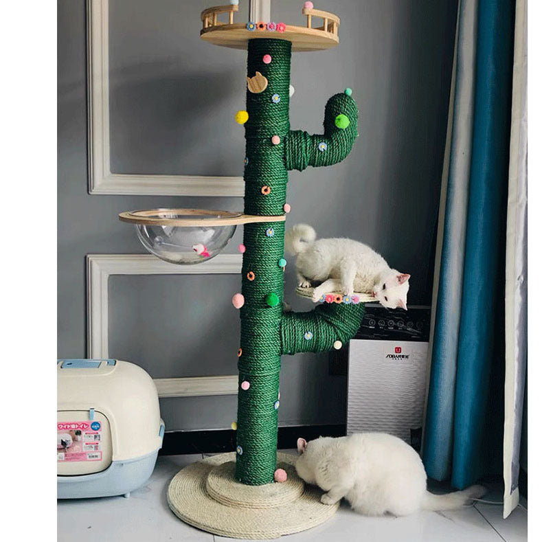 Cactus Cat Climbing Frame Self-made Diy Complete Material Pa | Other
