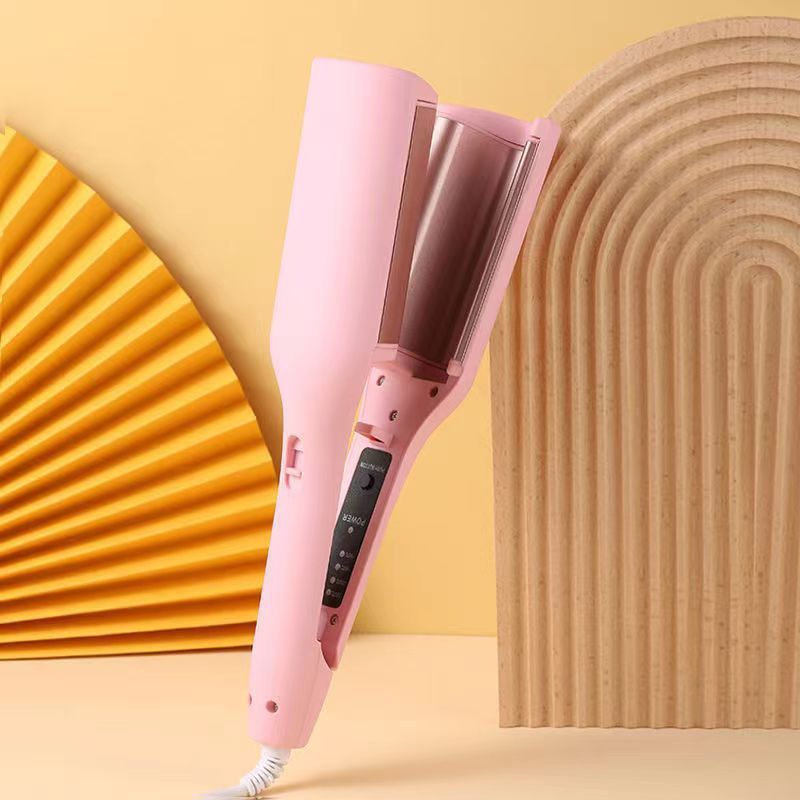 Deep Wave Hair Curler – 4 Temperature Adjustable Ceramic Curling Iron