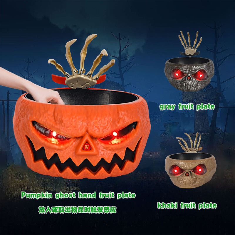 Halloween Candy Bowl Plastic Pumpkin Bowl With Motion Activa | Other