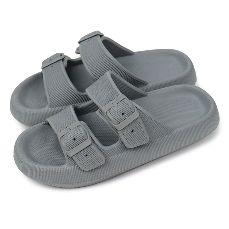 Platform Slippers Women's Summer Buckle Home Shoes Fashion O | Shoes