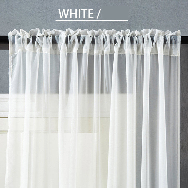 Modern And Simple Pure Color Cotton And Linen Window Screen | Other
