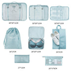 8-piece Set Luggage Divider Bag Travel Storage Clothes Under | Luggage & Bags