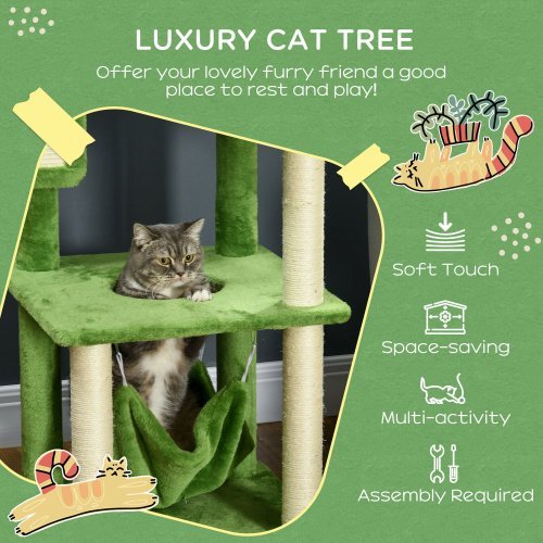 Pawhut 56 Cat Tree For Indoor Cats With Hammock, Cat Tower W | Other