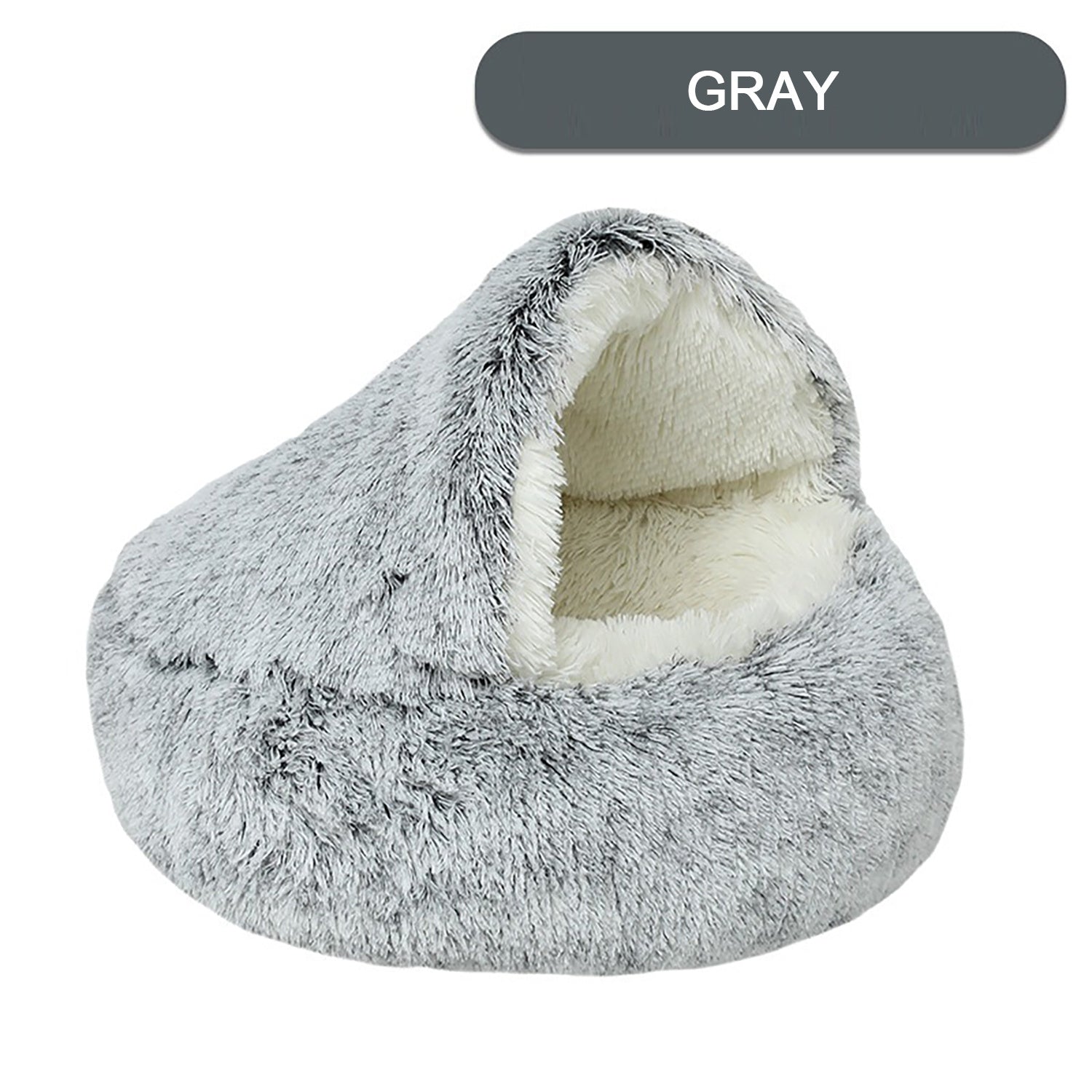 Luxurious Plush Round Cat Bed Cat Bed Round Soft Plush Burro | Other