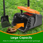 1set Pooper Scooper Kit Dog Poop Rake & Swiveling Bin Poop H | Other