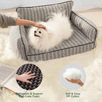 Mewoofun Orthopedic Pet Sofa - Supportive Bed For Small Medi | Home & Garden