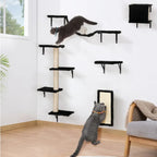 5 Pcs Wall Mounted Cat Climber Set Floating Cat Shelves And | Other