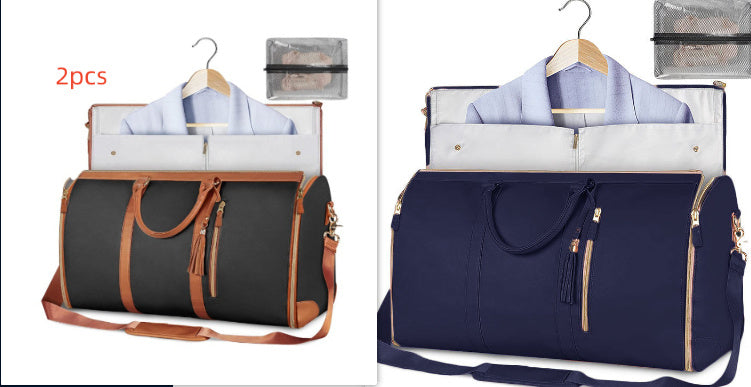 Large Capacity Travel Duffle Bag Women's Handbag Folding Sui | Luggage & Bags