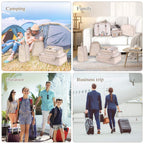 8-piece Set Luggage Divider Bag Travel Storage Clothes Under | Luggage & Bags