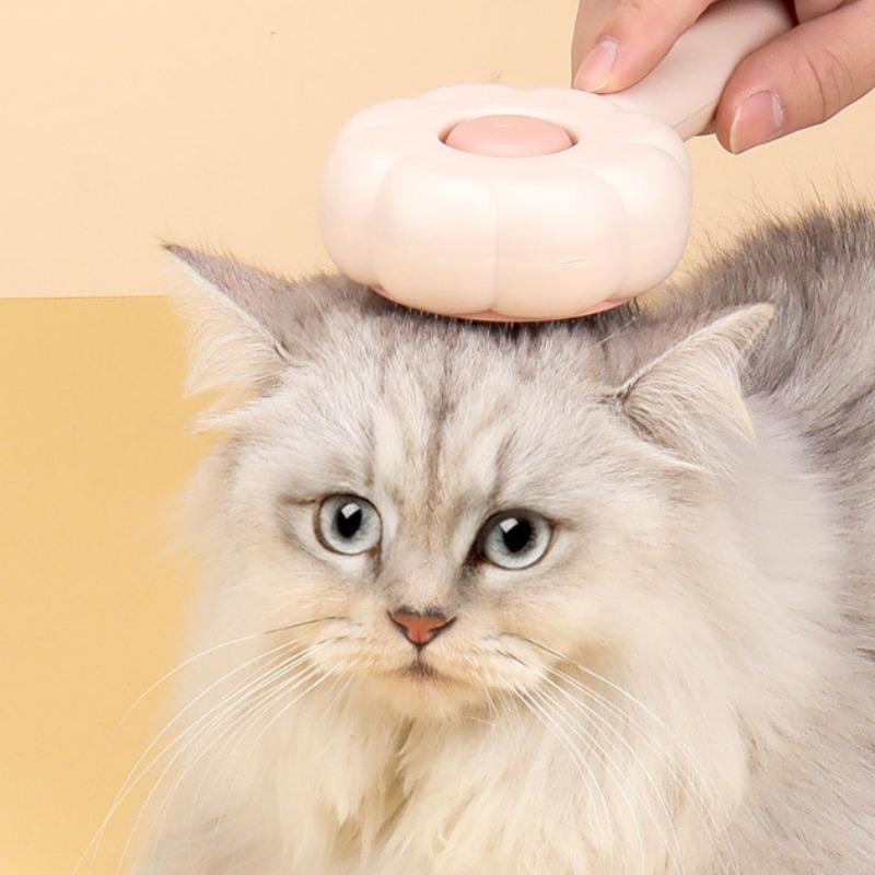 Pet Massage Hair Removal Comb, Paw Shapedpet Grooming Brush, | Other