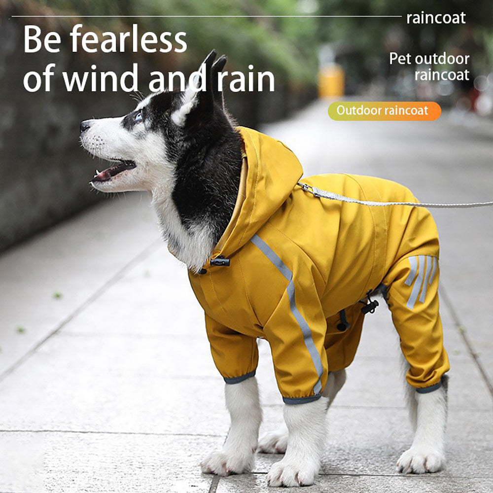 Dog Raincoat With Reflective, Waterproof Dog Rain Jacket Wit | Other