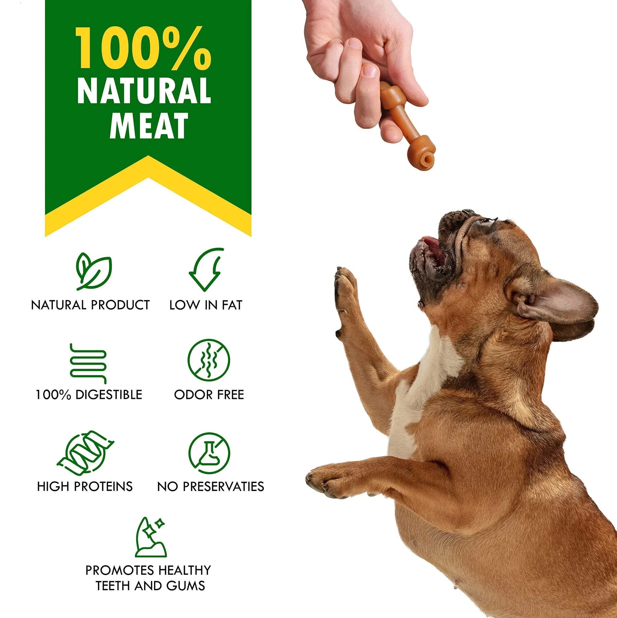 Dog Peanut Butter Bones With Cranberry Rawhide Free Chew Tre | Other