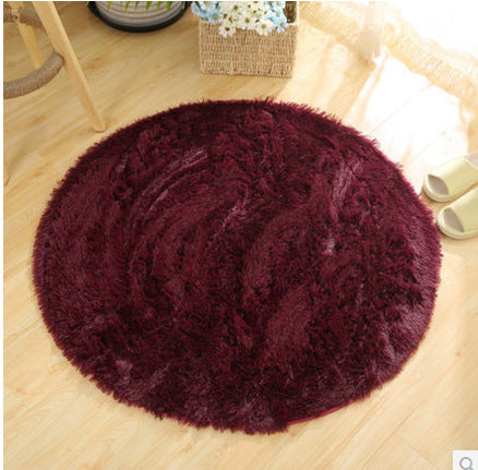 Fluffy Round Rug Carpets For Living Room Decor Faux Fur Carp | Other