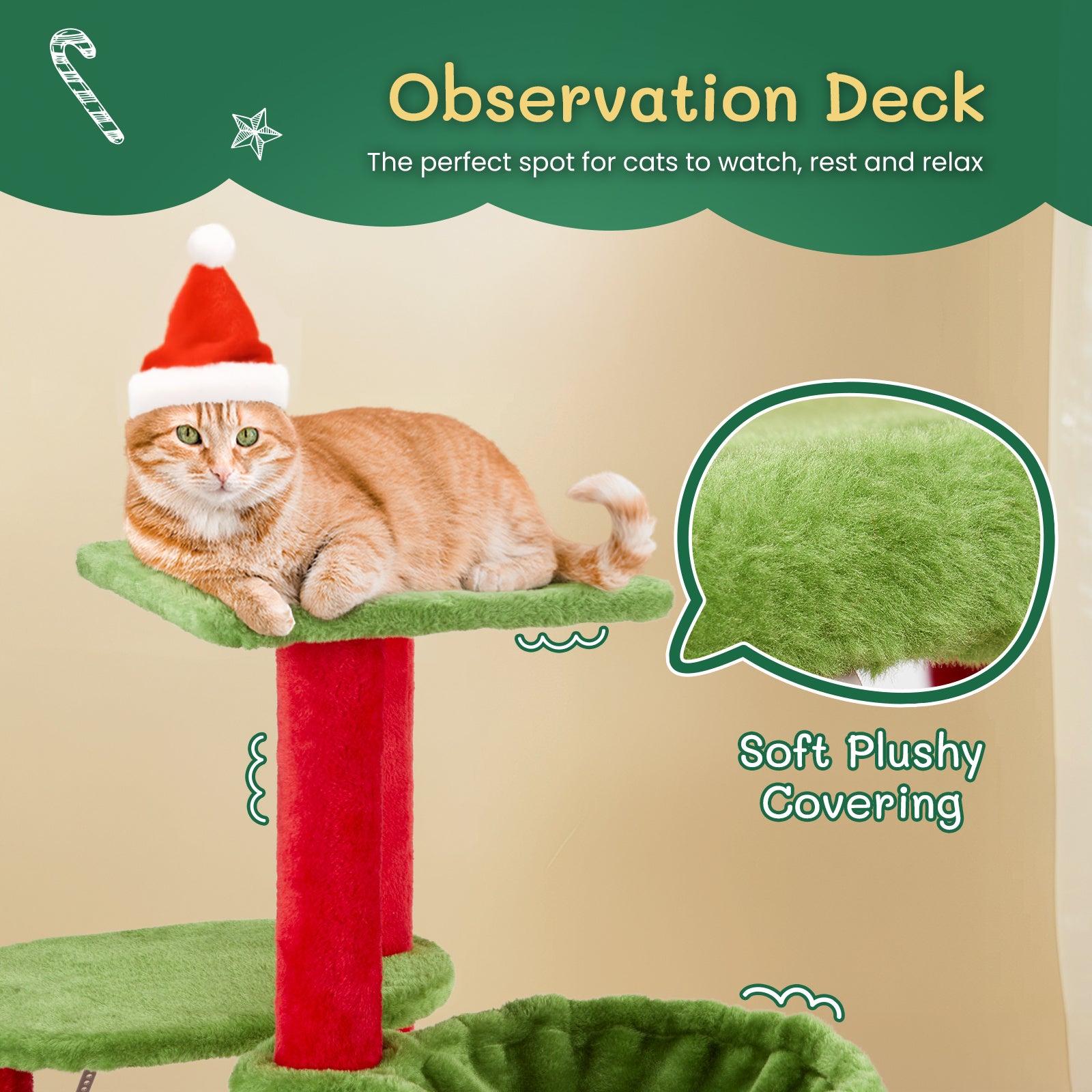 Cat House - Cat Hammock 2 Floor Platform - Cat Climbing Fram | Other