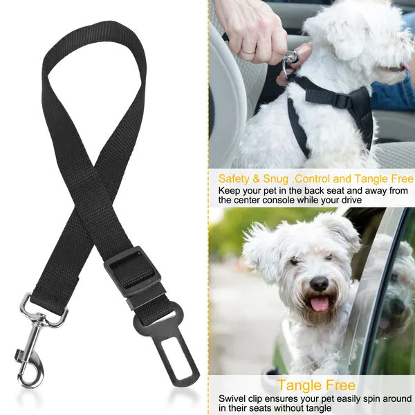 2pcs Pet Dog Seat Belt Leash Adjustable Pet Dog Cat Safety L | Other