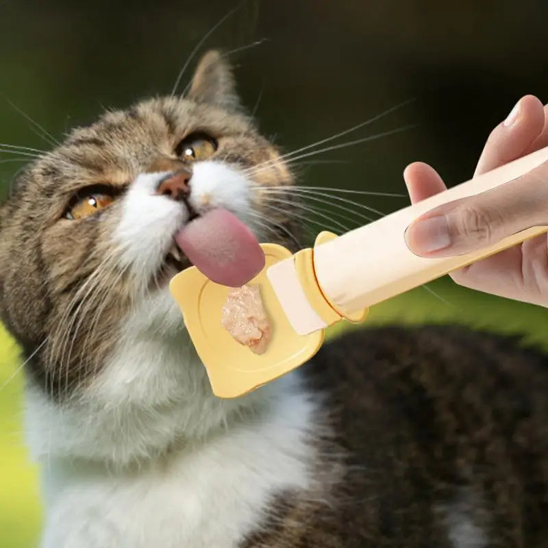 Cat Strip Feeder, Cat Strip Happy Spoon, Cat Wet Food Spoon | Other