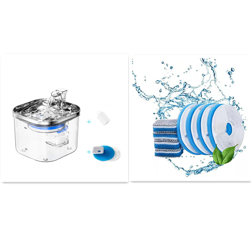 Pet Cat Dog Stainless Steel Automatic Circulation Water Disp | Other