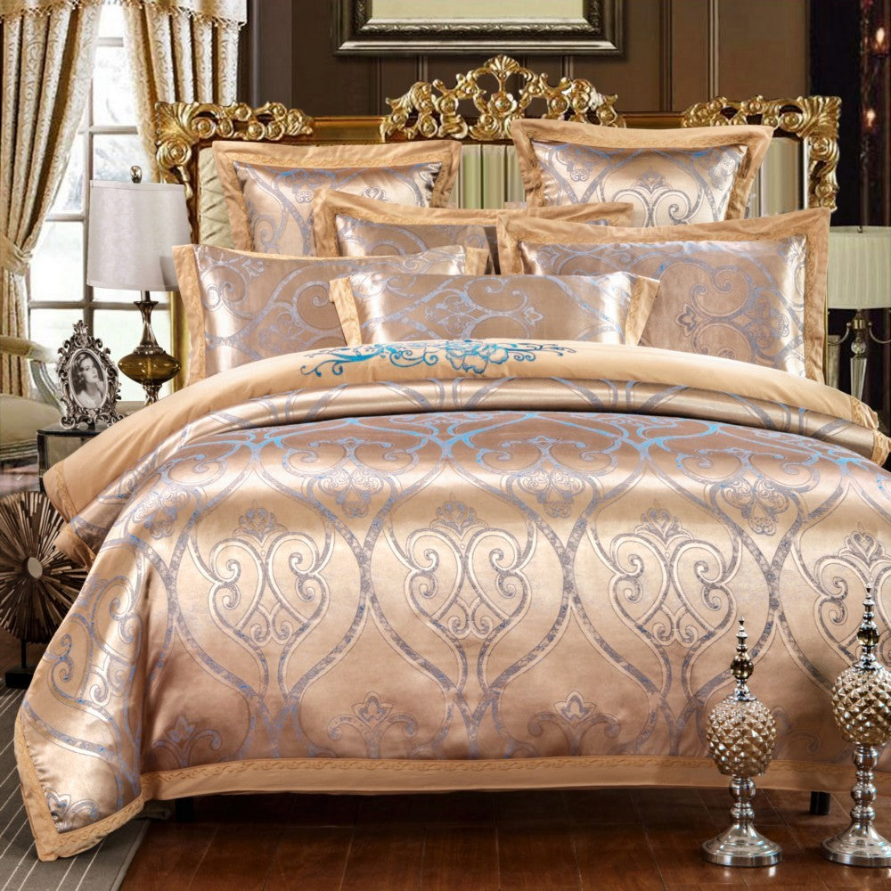 European Style Jacquard Cotton Embroidery Quilt Cover | Other