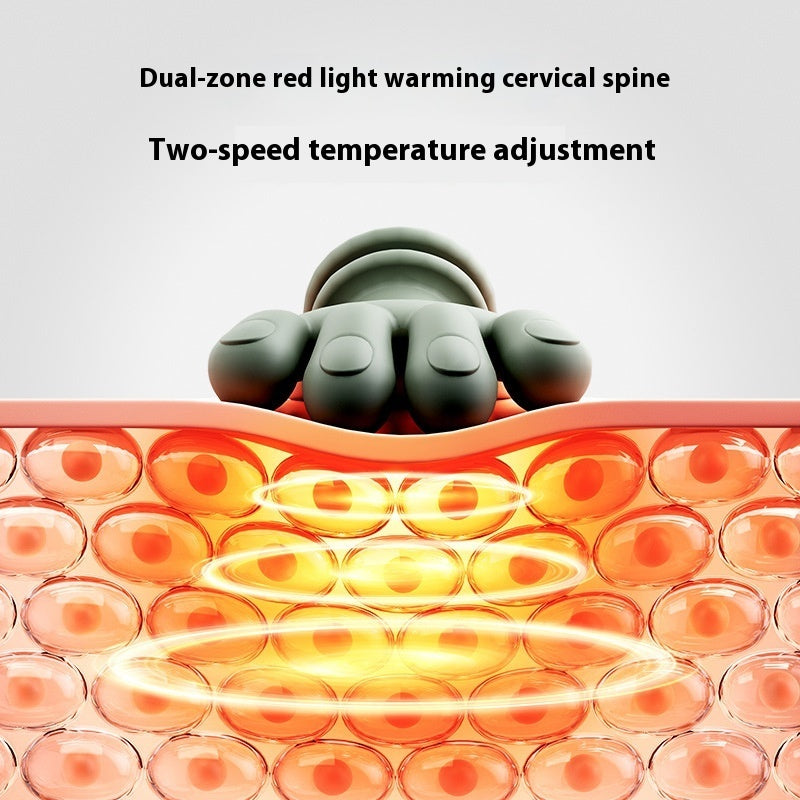 Wireless 4D Electric Neck & Shoulder Massager with Heat – Pain Relief & Relaxation