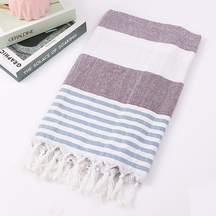 Cotton Striped Beach Towel 100x180cm | Other