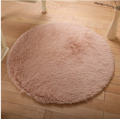 Fluffy Round Rug Carpets For Living Room Decor Faux Fur Carp | Other