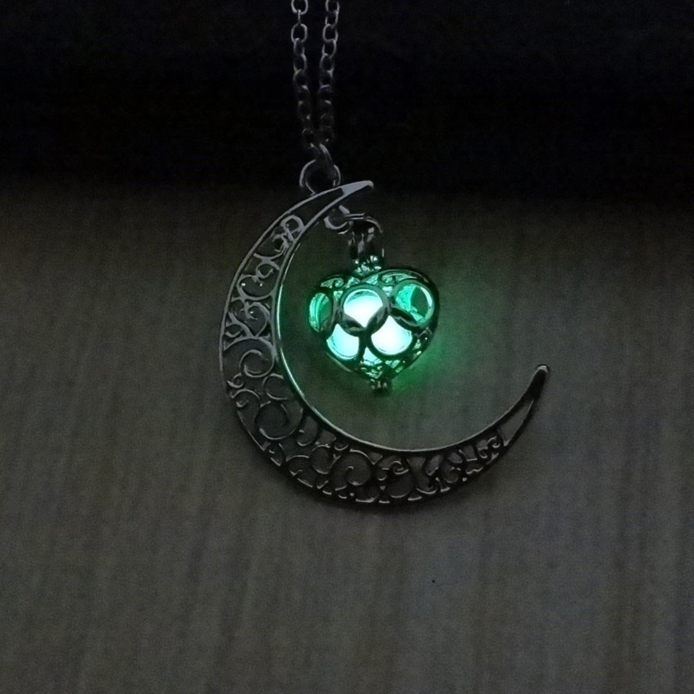 Glowing Pendant Necklaces Silver Plated Chain Necklaces | Jewelry & Accessories