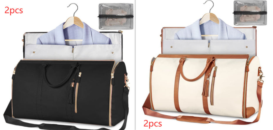 Large Capacity Travel Duffle Bag Women's Handbag Folding Sui | Luggage & Bags