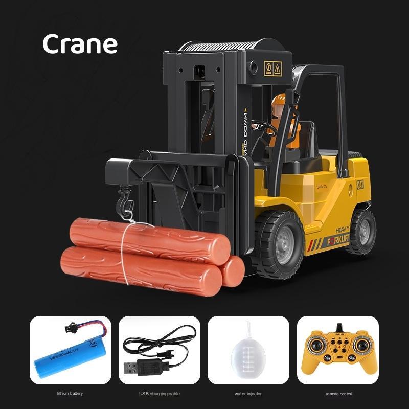 Children's Simple Alloy Charging Excavator Toy Car | Electronic Learning Toys