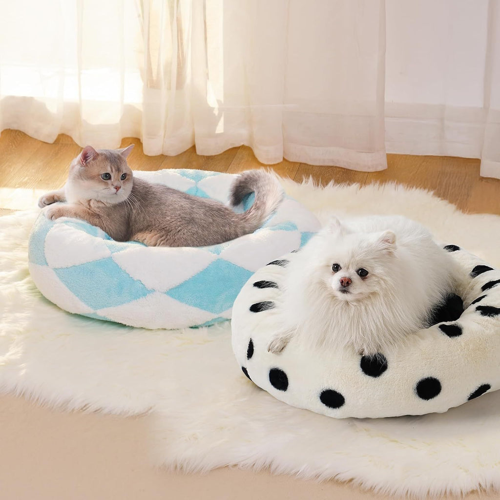 Mewoofun Donut Cat Bed For Indoor Cats - Round Washable Plus | Other
